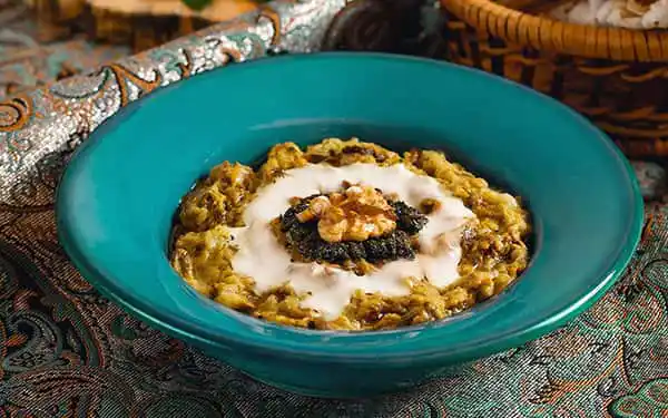 kashk bademjan